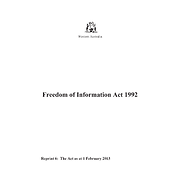 Freedom of Information Act 1992